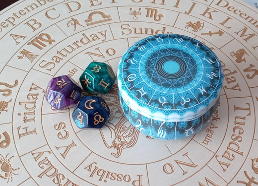 Zodiac Dice: Celestial and Enchanting